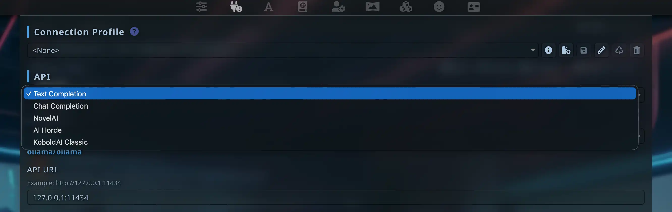メインAPIをText Completionに切り替え